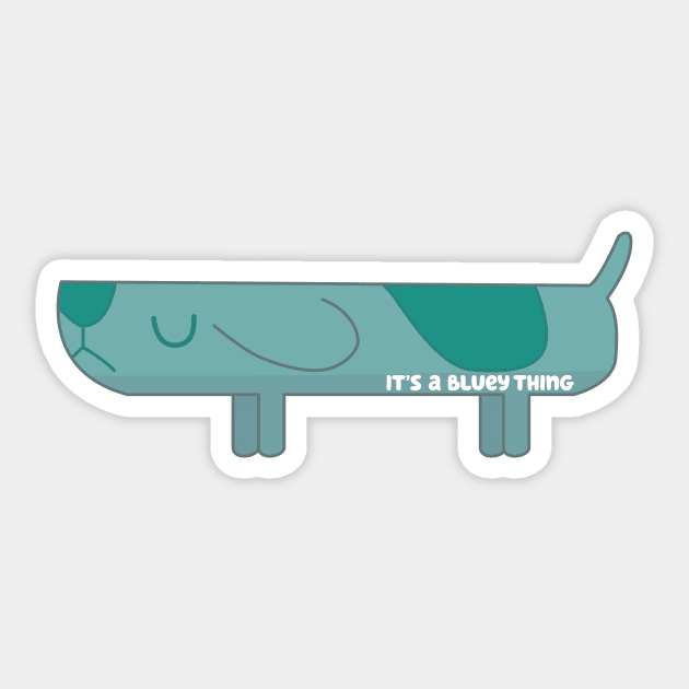 Long Dog Sticker by Cat Bone Design